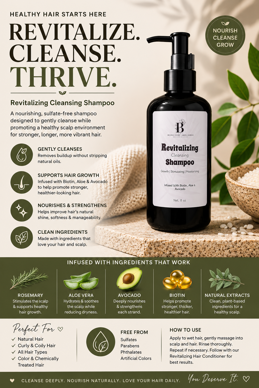 Revitalizing Cleansing Shampoo
